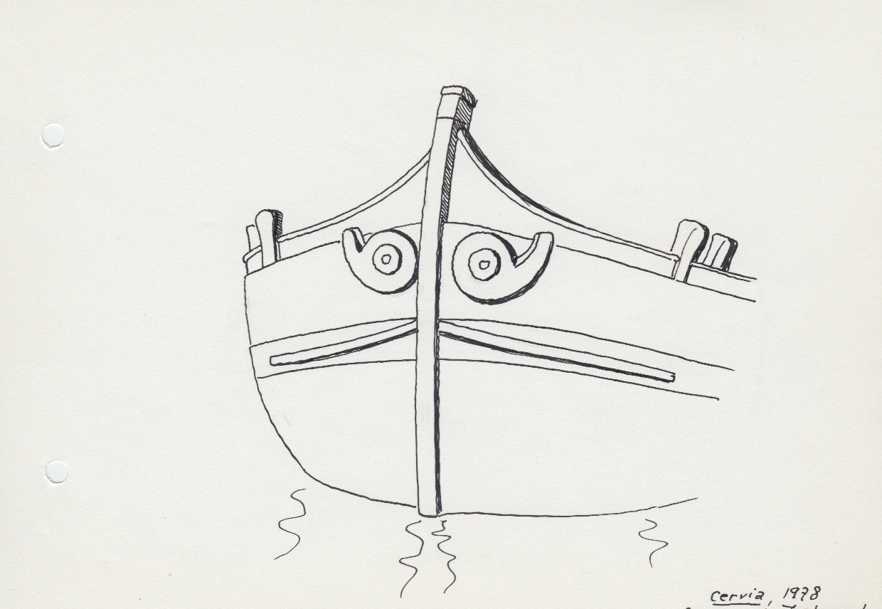 207 Cervia - mascone di trabaccolo - 1978